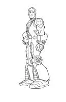 Action Man kleurplaat 7